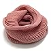 HappyTree Kids Hot Fashion Thick Knitted Winter Warm Infinity Scarf Pink
