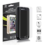 Galaxy S7 Screen Protector 2-Pack from Halcyon Offer Easy to Install Scratch Resistant, Bubble Free, Anti Fingerprint & Full Screen Protection, Save Your Money and Protect Your Screen Now!