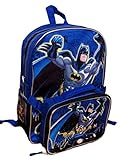 Batman DC Comics Backpack with Detachable Insulated Lunch Bag