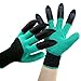 Philonext Garden Gloves with Claws Fingers - Uniex Gardening Genie Gloves with 8 Claws for Digging, Planting, Flowers Pruning & More