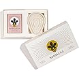 Nopalera Bar Soap & Dish Gift Set - Flor de Mayo, Natural Body and Face Cleanser, Moisturizing and Exfoliating, Soft Skin Care Made With Clean, Vegan Ingredients, 4 oz