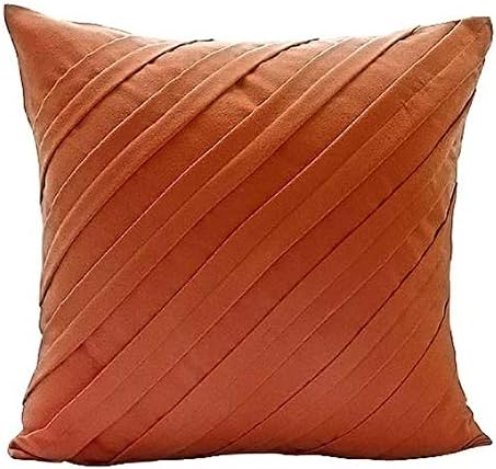 Amazon Com Luxury Orange European Pillow Shams 26x26 Inch 65x65