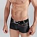 Xuba Mens Low Rise Sexy Underwear Trunk Boxer Brief Denim Black 1217