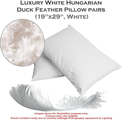 Duck Feather Luxury White Hungarian Goose Down Feather Pillow