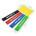 Cymas Resistance Loop Band Set, with 4 Resistance Loop Bands and 1 Long Flat Yoga Band, for Building Muscles, Shaping Body, Rehabilitative Exercises, Yoga,