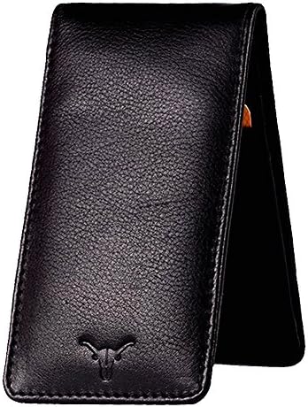 Leather Credit Card Holder for Men (Black)