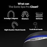 Sonic Dental Sonic Pro 43kHz Ultrasonic Retainer Cleaner Onyx Black view 2