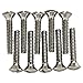 Brainerd 64685 Wall Plate / Switch Plate / Cover Screw Pack, Satin Nickel