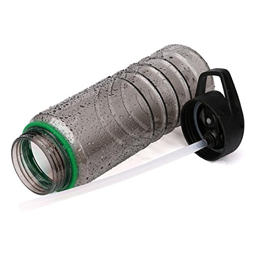 WensLTD 800ML Portable Sport Water Bottles Drinks Sports Hydration Straw (A) - Thumbnail 3