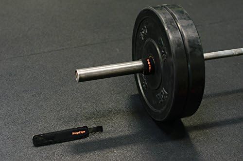 Snap Clips 2" Adjustable Olympic competition Barbell Weight Collars Locking (PAIR) Easy to Clip Durable Great for Olympic Lift clamps Power lifting Strongman Specialty bars (Black)