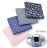 Set of 4 - ZICOME Adorable Colorful Styles Reusable Shopping Tote Travel Recycle Grocery Bags - Fold-able to Save Space -Various Color