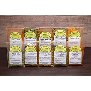 HEBEL´s Probier-Set Gewürzzubereitungen für Grill und Party
