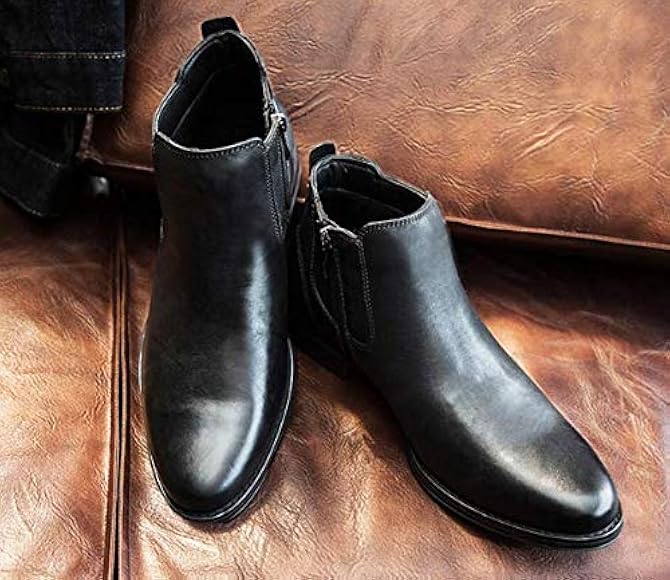 2 inch chelsea boots
