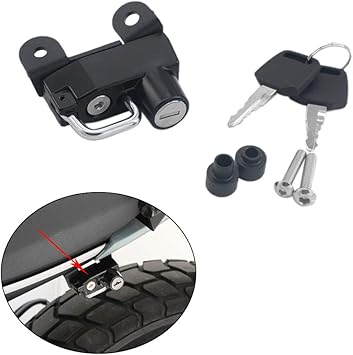 motorcycle helmet lock amazon