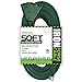 Iron Forge Cable 50ft Green Outdoor Extension Cord with 3 Outlets - 16/3 SJTW 50ft Extension Cord 3 Prong, 13 Amp All-Weather Heavy Duty Power Cable
