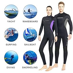 Wetsuit 3mm Neoprene Wetsuit for Women Full Suits