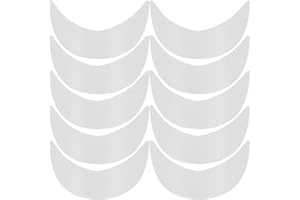 GALPADA Baseball Caps Inserts Shapers, 10pcs Hat Support Brim Visors Support Stretcher Liner Sun Hat Shield White