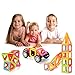 ThinkMax 70 Pieces Magnetic Building Blocks Set Educational Construction Stacking Toys Car Wheel Set