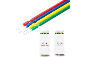 AmeriCan Goods 200/Pcs Dental Max Brush Applicators Regular Assorted Colors Non-Linting Dental MaxBrushe Tip Dental, Eyelash, Makeup