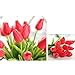 AHXHWKA 30 pcs Real-Touch Artificial Tulip Flowers Home Wedding Party Decor