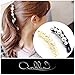 Ankha Banana Hair Clips for Women for Thick Hair - Girls Hair Clincher - Pearl Hair Accessories (2 PCS)