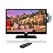 Pyle 23.6" 1080p LED TV, Multimedia Disc Player, Ultra HD TV, LED Hi Res Widescreen Monitor w/HDMI Cable RCA Input, LED TV Monitor, Audio Streaming, Mac PC, Stereo Speakers, Wall Mount (PTVDLED24)