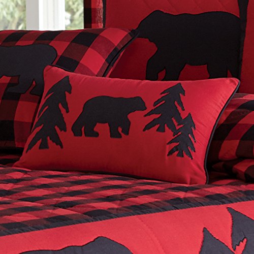 Amazon Com Black Bear Retreat Bear And Trees Rectangle Cabin