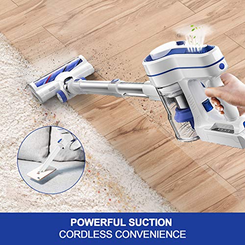 APOSEN Cordless Vacuum, Powerful Suction 4 in 1 Stick/Handheld Vacuum