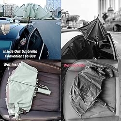 BAODINI Reverse Umbrella Compact for Rain Medium