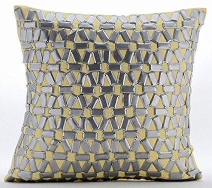 Amazon Com Luxury Yellow Euro Sham 26 X26 Euro Pillow 3d