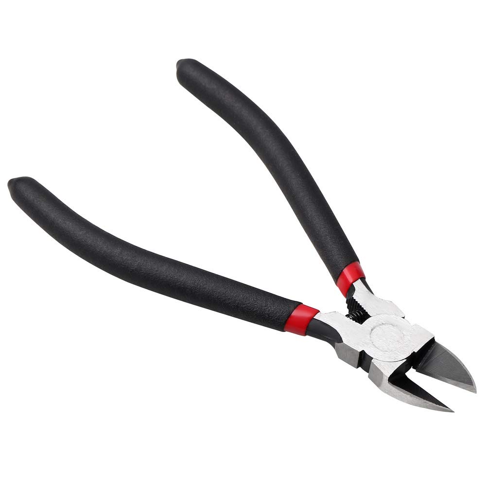 nuoshen Precision Wire Cutters, Electrical Cable Cutter Side Cutters Diagonal Plier for Craft Wire, Jewelry, Cable Cutters