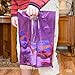 Quill Home 100 Plastic Shopping Bags 12x15, Pink and Purple Extra Thick Reusable Retail Shopping Plastic Bags with Die Cut Handles, Strong And Durable Tear-Resistant Glossy Bags Everyday Usage