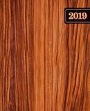 Agenda 2019 Semainier: 19x23cm : Agenda 2019 semainier français : bois rustique 6187 (French Editio by Papeterie Bleu