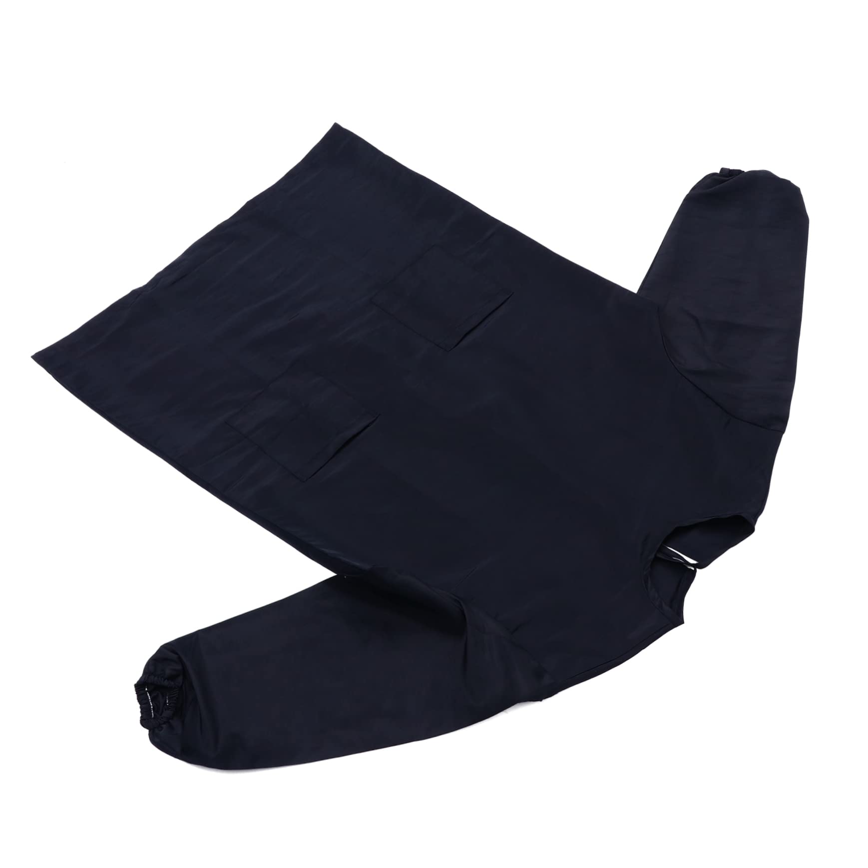 Lurrose Hair Stylist Apron Long Sleeve Work Clothes for Hair Cutting Barber Shop Salon Use