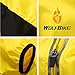WOLFBIKE Cycling Jacket Jersey Long Sleeve Wind Coat, Color: Yellow, Size: XXXL