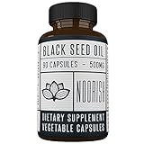 Black Seed Oil Capsules - Cold Pressed Nigella Sativa (Non-GMO) - Black Cumin Seed Oil - 500 MG 90 Capsules