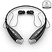 Phaiser BHS-930 Bluetooth Stereo Around-the-Neck Earphones with Mic, Black