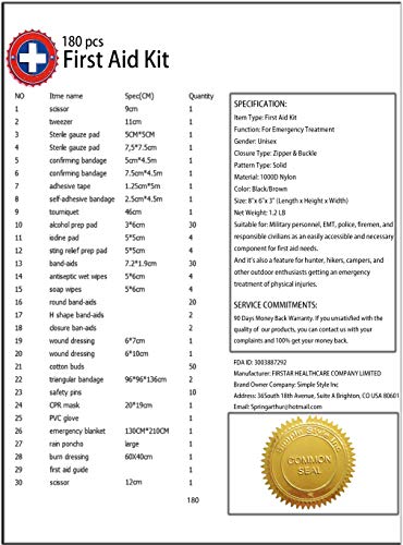 EMT Pouch MOLLE Ifak Pouch Tactical MOLLE Medical First Aid Kit Utility Pouch Carlebben (with Medical Supplies)