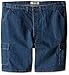 Wrangler Men's Big-Tall Authentics Denim Cargo Short, Dark Stonewash, 48