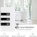 Smart Wifi Wall Light Switch Touch Wall Switch Panel Wireless Switch Replace 3 Switches in 1 Gang Wall Box,Compatible with Alexa and Google Assistant