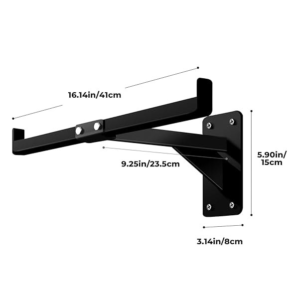OMMUU 2PCS 16.1 INCH CHAINSAW HOLDER WALL MOUNT CHAINSAW CHAIN STORAGE HANGER BACKPACK LEAF BLOWER RACK WEED EATER STRING TRIMMER HOOK ACCESSORIES AND TOOL FOR GARAGE WALL