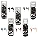 Panasonic ErgoFit In-Ear Earbud Headphones - 5 Pack (Assorted Colors)