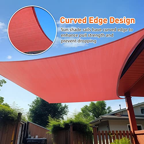 Artpuch 4'x4' Customize Scarlet Sun Shade Sail UV Block 185 GSM