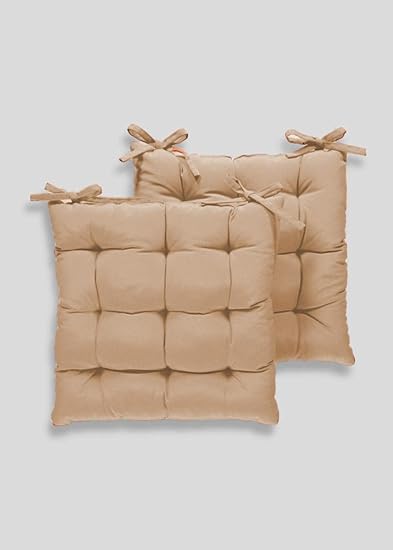 Angel Mommy Cotton Decorative Damask Fabric Chairpad/Back Support/Seat Cushion with Ties