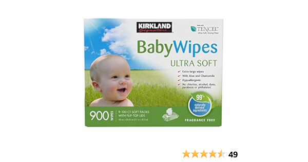 amazon kirkland baby wipes