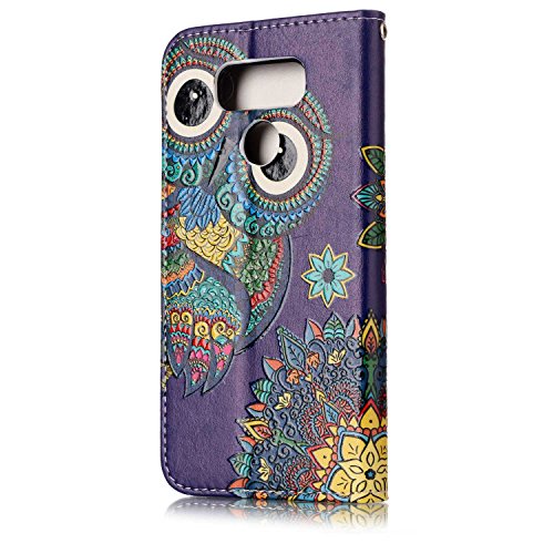 image for LG G6 Case, Mellonlu Premium PU Leather Flip Fold Wallet Case with [Ca