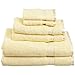 Superior Egyptian Cotton 6-Piece Towel Set, Bathroom Essentials, Towels For Bathroom, Apartment, Airbnb, Guest Bath, Face, Hand, Bath Towels, Washcloths, Absorbent, Fast Drying, Canary