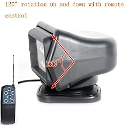 Led Search Light 7 Inch 70W 360 Degrees Rotating