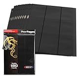 BCW Supplies Black Double-Sided 9-Pocket Pages Holder (10-Pack)