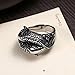 FENDINA Men's Cool Stainless Steel Cross Japanese Style Koi Carp Man Boy Punk Biker Ring Bands (9)